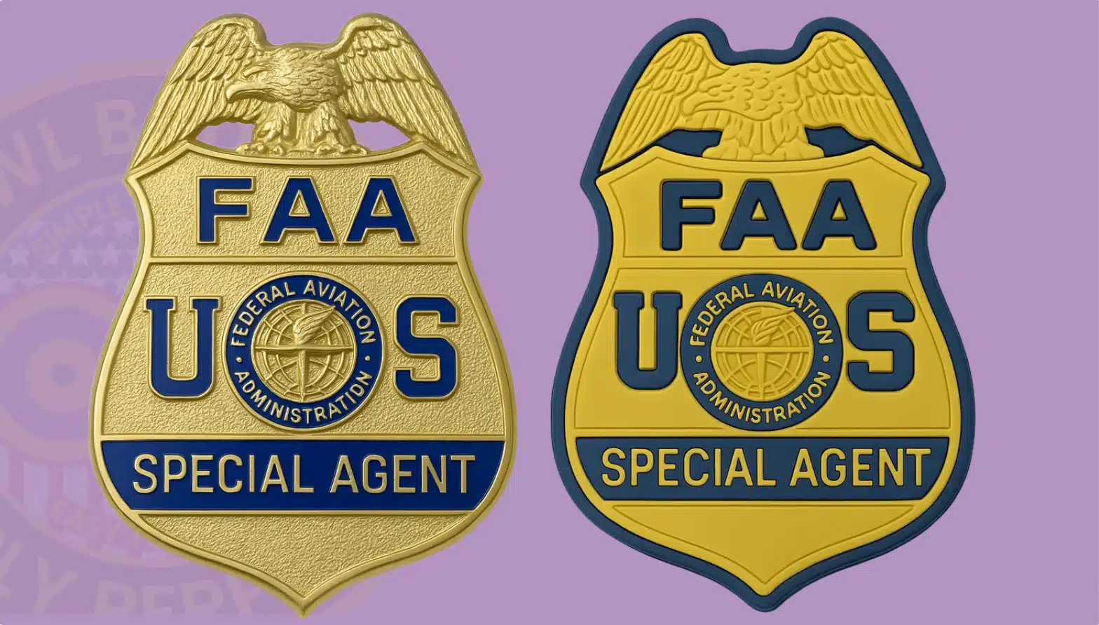 Faa special agent badges owl badges
