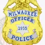 Milwaukee Police Badge, 4 Text Panels view 5