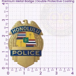 Honolulu Police Badge view 5