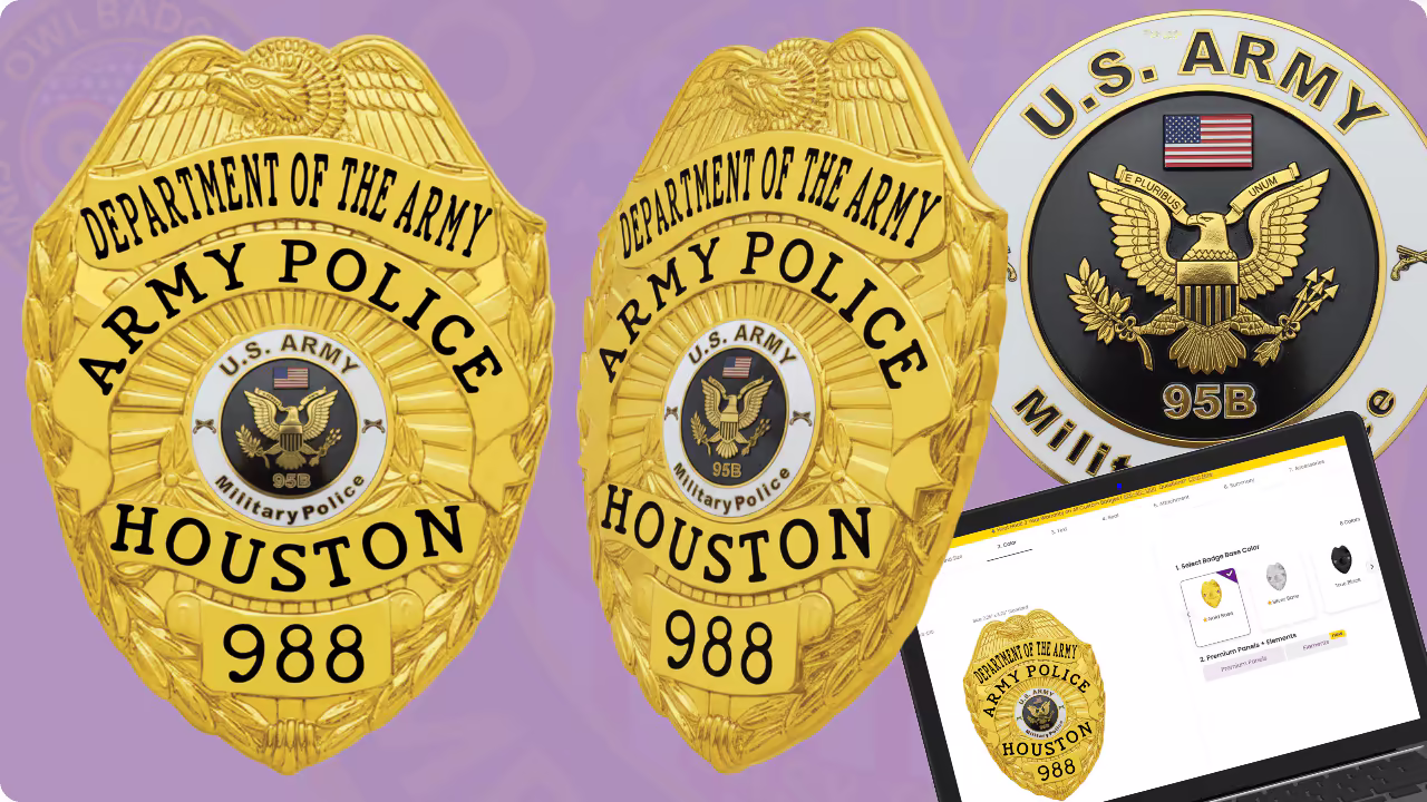 Army police badges