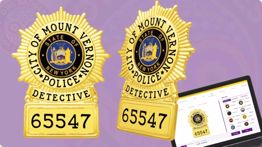 New York detective badge with number known as NYPD Detective Shield