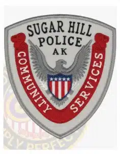 Sugar hill police community services embroidered patch t2-a2a-buy custom police patches and design create build and order personalized-police patches and customized police patches