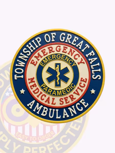 Great Falls Emergency Medical Service pvc rubber patch