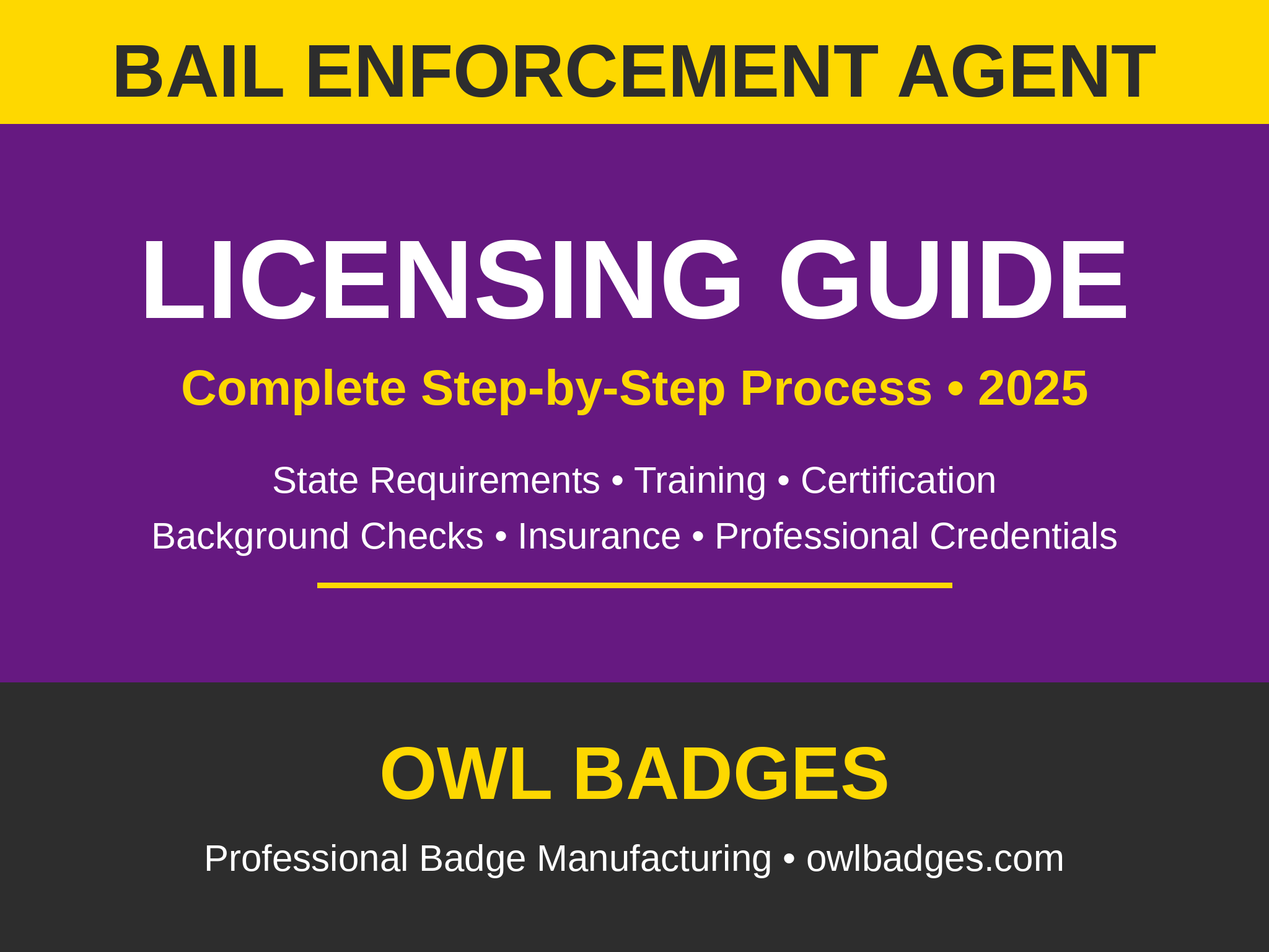 Bail enforcement agent licensing guide