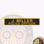 Name Tape 2 Text Line Patch view 5