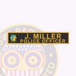 Name Tape 2 Text Line-Logo Patch view 2