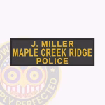 Name Tape 3 Text Line Patch view 1