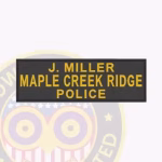 Name Tape 3 Text Line Patch view 2