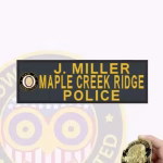 Name Tape 3 Text line-Logo Patch view 5