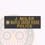 Name Tape 3 Text line-Logo Patch view 3