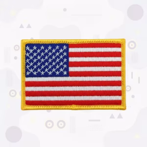 American flag patch in full color