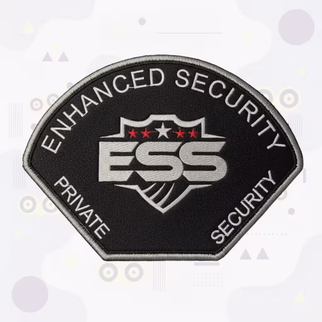 Enhanced Security Services Private Security Embroidered Patch