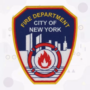 Fire department emblem patch