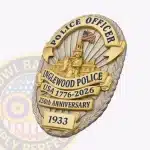 Inglewood Police Department Badge 250th Anniversary view 2