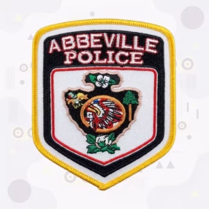 Abbeville Louisiana Police Department Shield embroidered patch