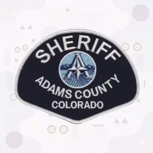Adams County Sheriff Colorado Mountain Seal embroidered patch