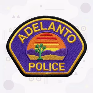 Adelanto Police Department Desert Sunset embroidered patch