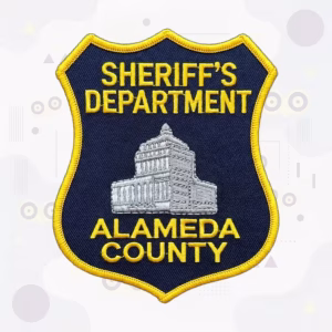 Alameda County Sheriff Courthouse Shield embroidered patch