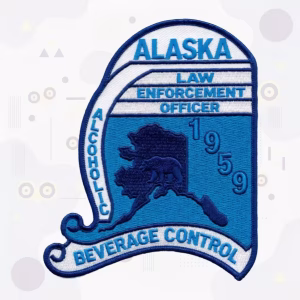 Alaska Beverage Control Law Enforcement embroidered patch