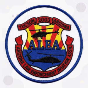 Arizona Law Enforcement Aviation ALEA embroidered patch