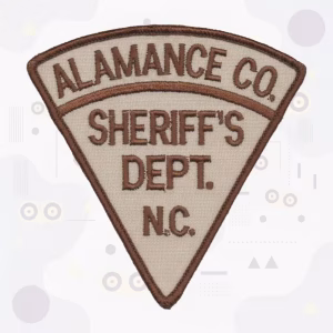 Alamance County Sheriff Triangle Patch