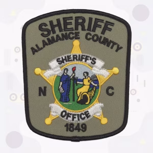 Alamance County North Carolina State Seal Sheriff Patch