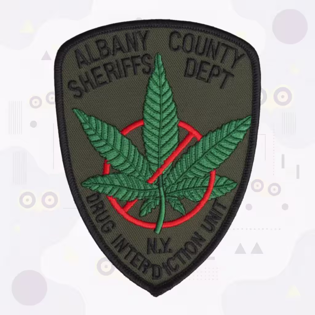 Custom Sheriff Patches 8 Albany county sheriff drug interdiction patch