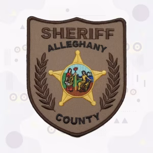 Alleghany County Sheriff Tan Star Patch