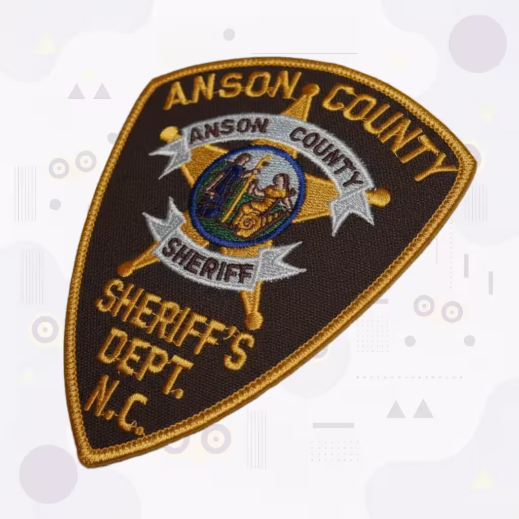 Anson County Sheriff’s Dept. NC Patch with Six-Point Star and County Seal