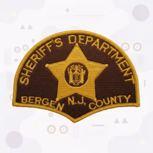 Bergen County Sheriff Department New Jersy Patch