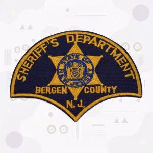 Bergen County Sheriff State Seal Patch
