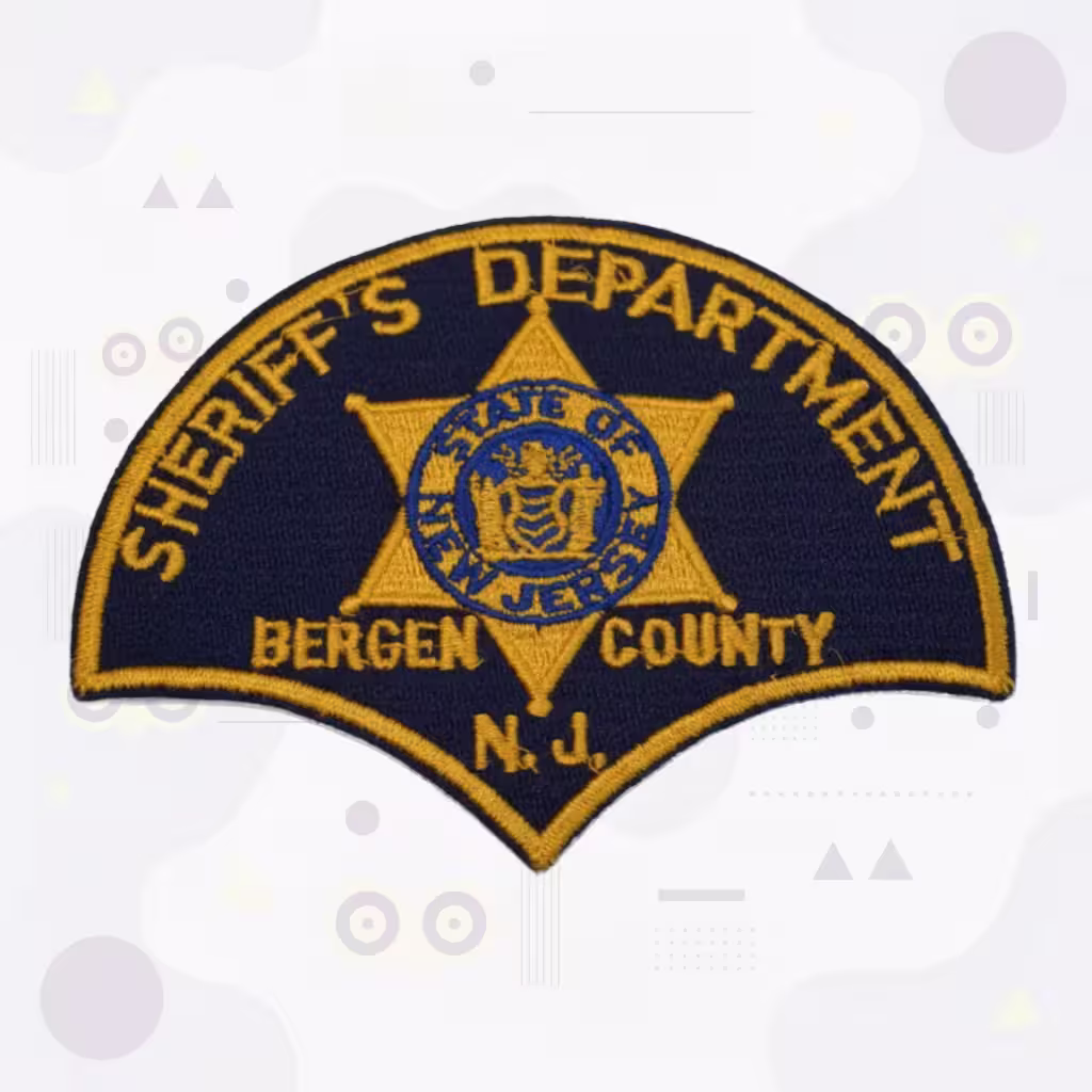 Bergen county sheriffs department patch front