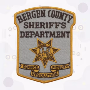 Sheriff shoulder patch for jackets and uniform sleeves