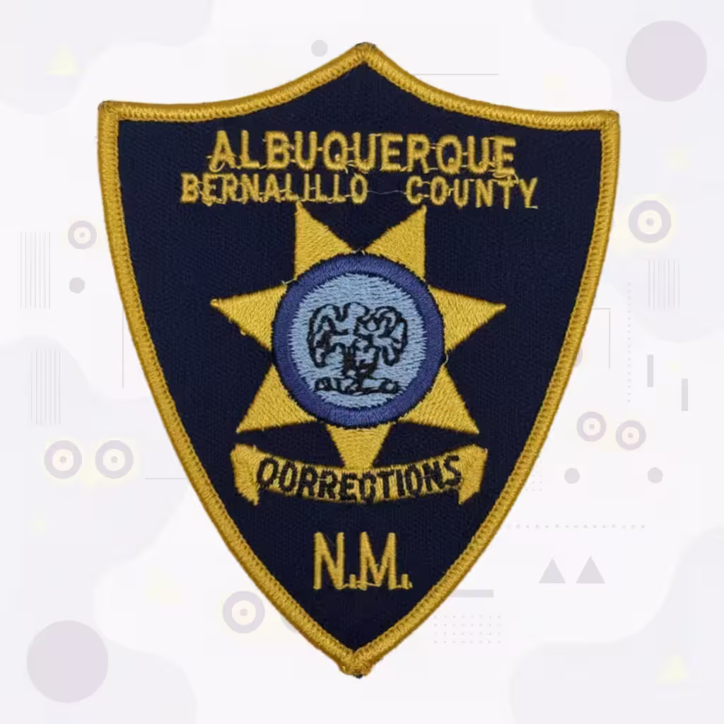 Custom Sheriff Patches 7 Bernalillo county corrections patch