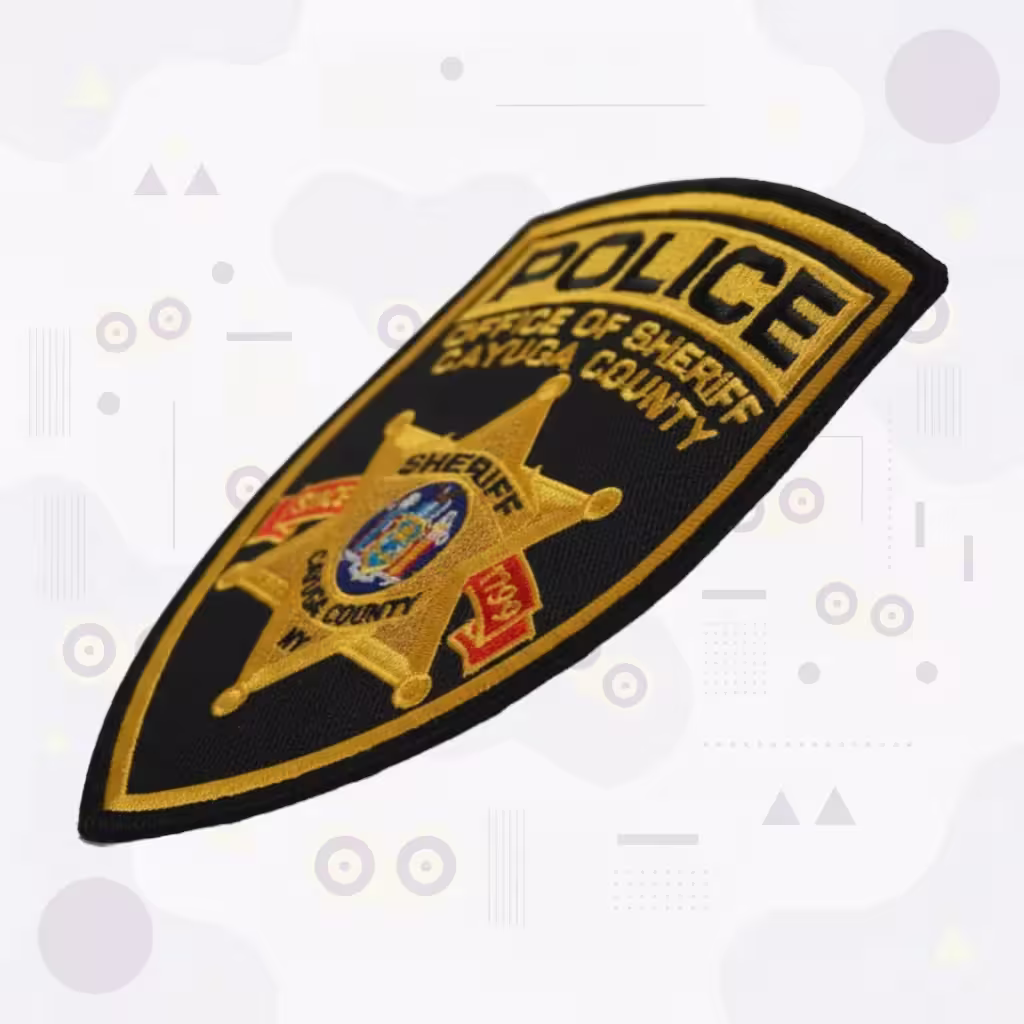 Cayuga County Office of Sheriff Police Patch with New York State Seal and Since 1799 Banner