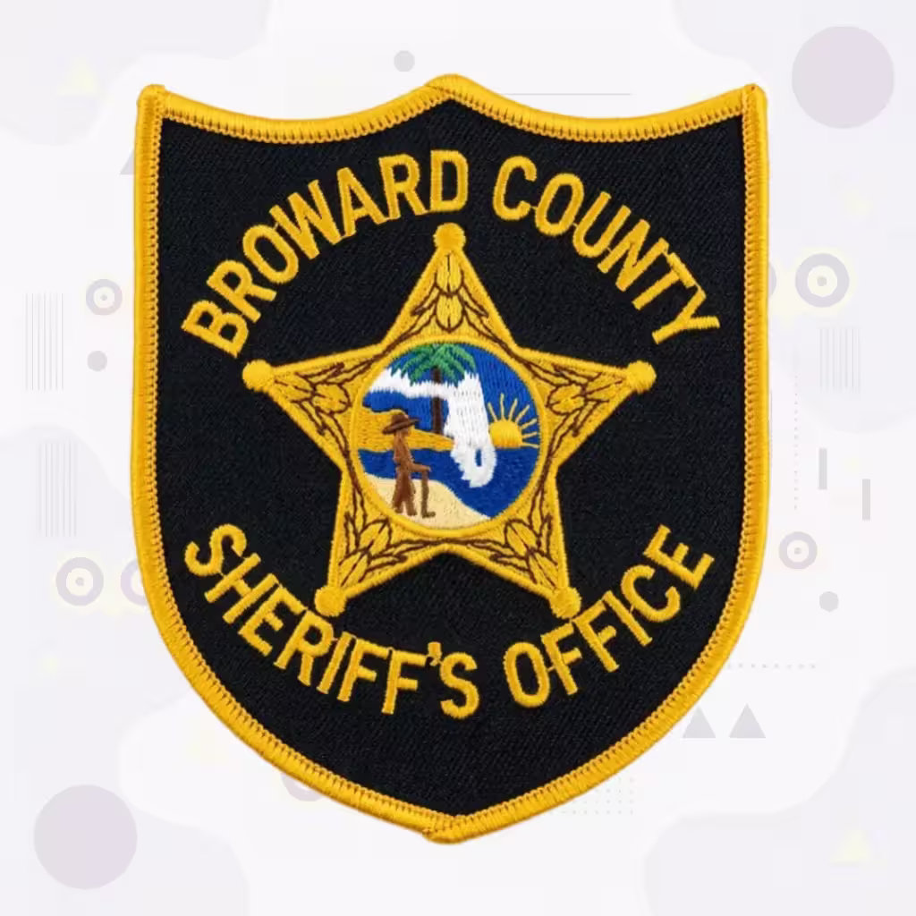 Broward County Sheriff Office Patch with Florida Seal Star