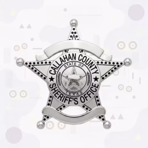 Callahan County Sheriff Metal Badge