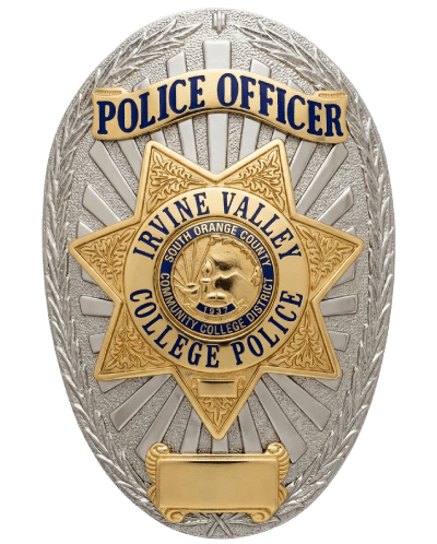 Irvine Valley College Police badge