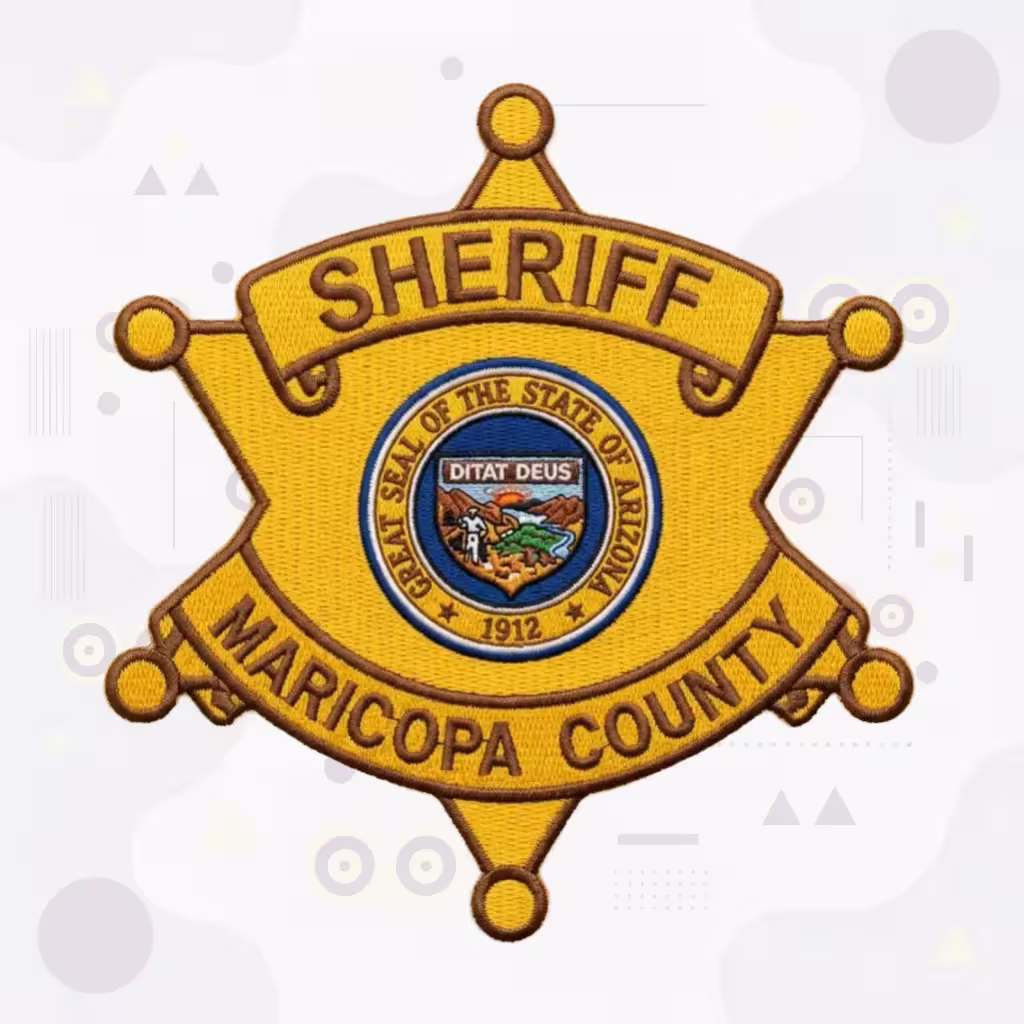Maricopa County Sheriff’s Office Patch with Arizona Seal Star