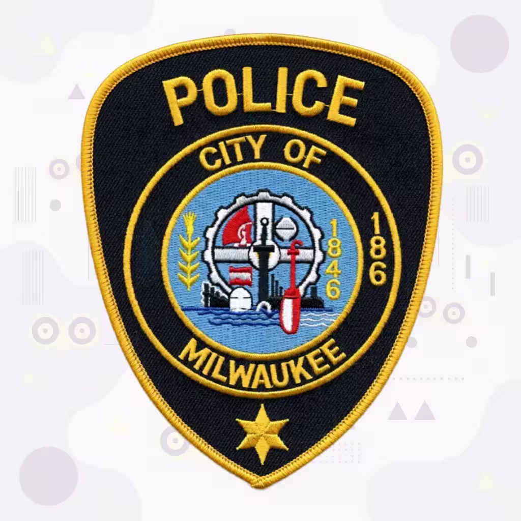 Milwaukee Police Department Patch with City Seal Medallion