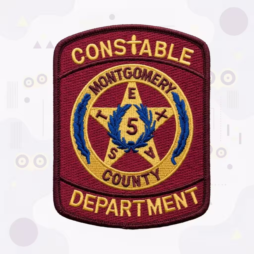 Montgomery County Constable Precinct 5 Patch with the Texas Star Seal