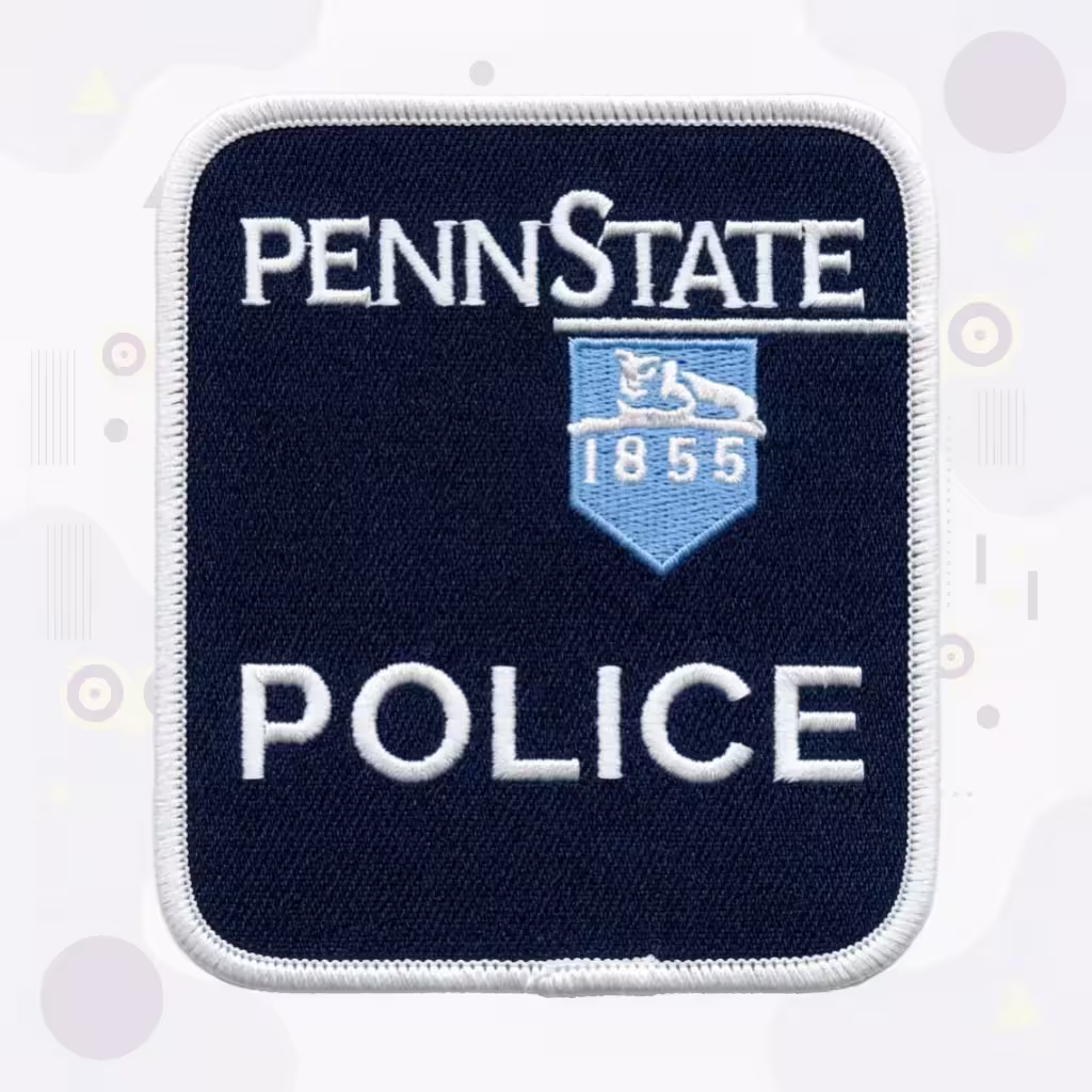 Penn State University Police Patch with the Nittany Lion 1855 Shield