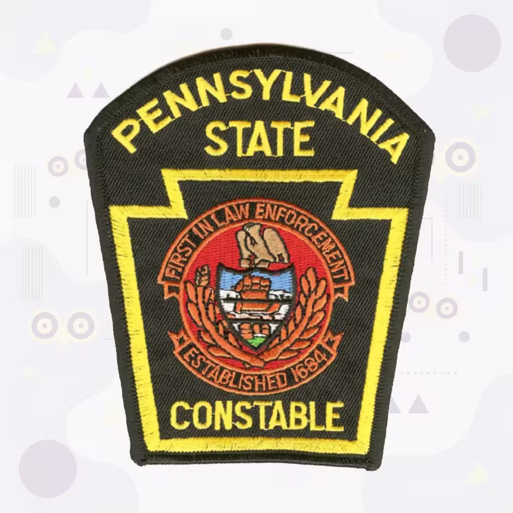 Pennsylvania State Constable Patch with the Keystone and State Seal