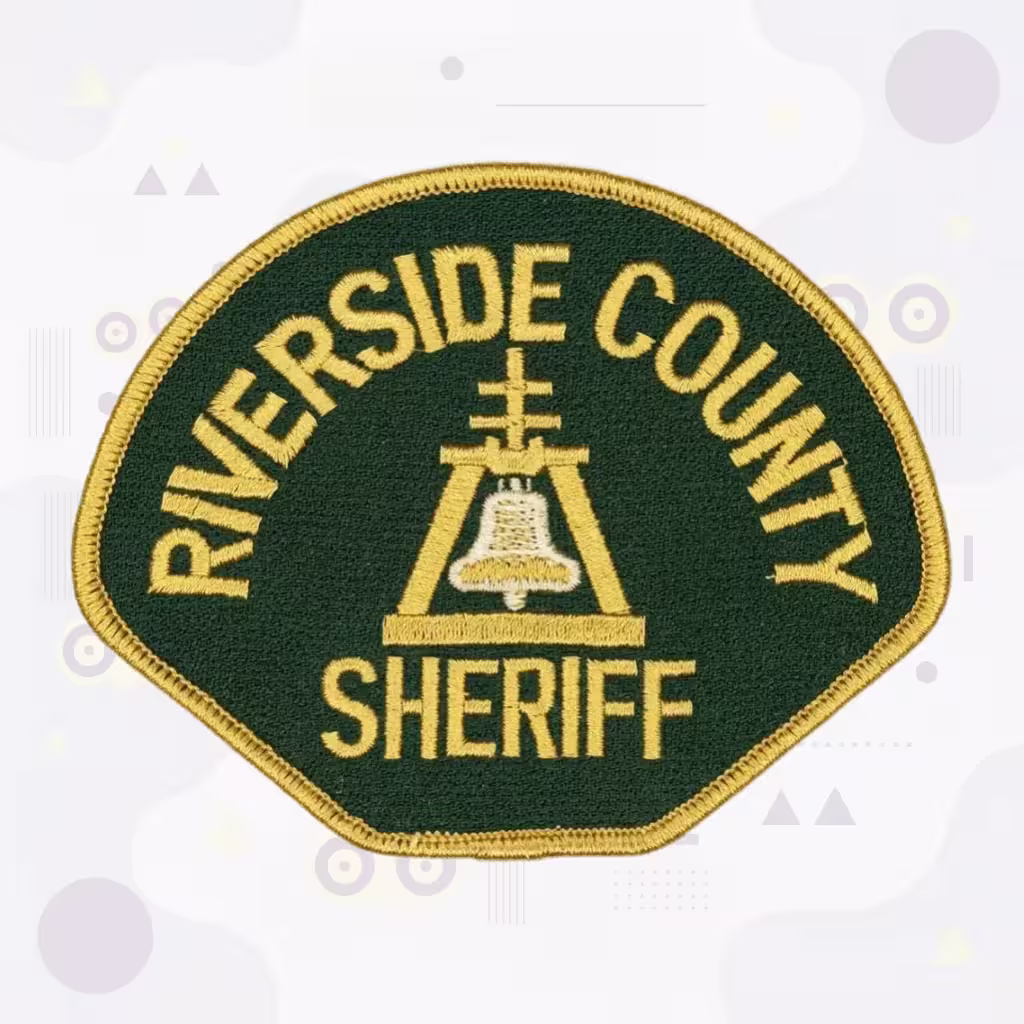 Riverside County Sheriff Department Patch with Mission Bell