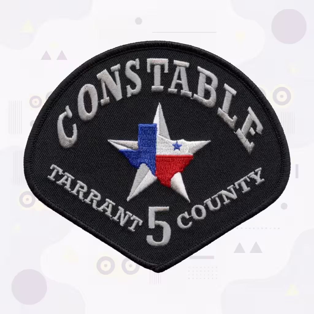 Tarrant County Constable Precinct 5 Patch with the Texas Star