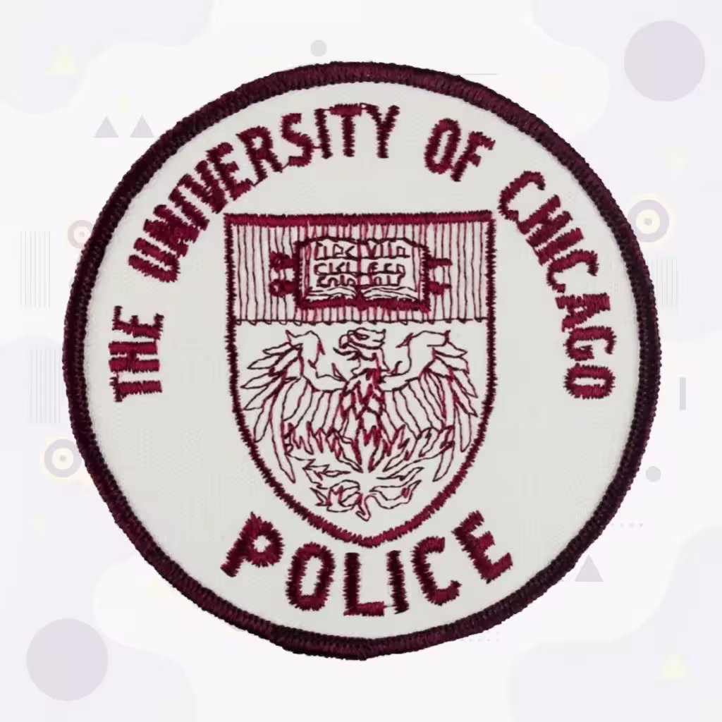 University of Chicago Police Patch with the Phoenix Coat of Arms