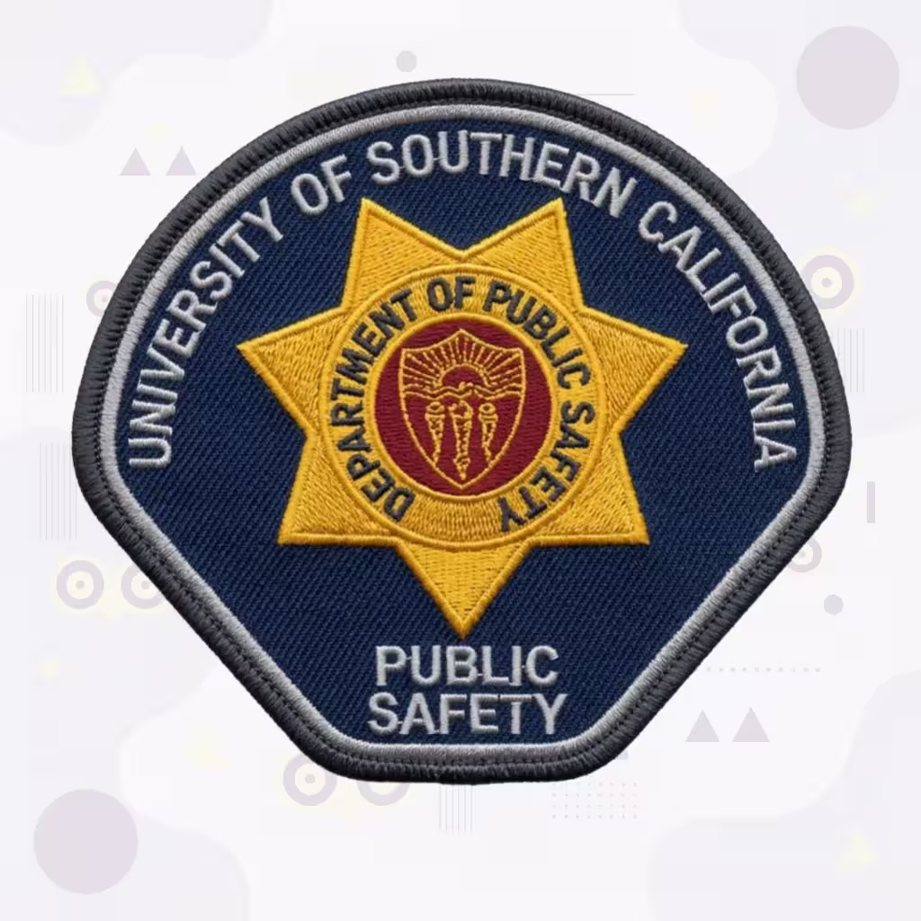 University of Southern California Public Safety Patch with Seven-Point Star