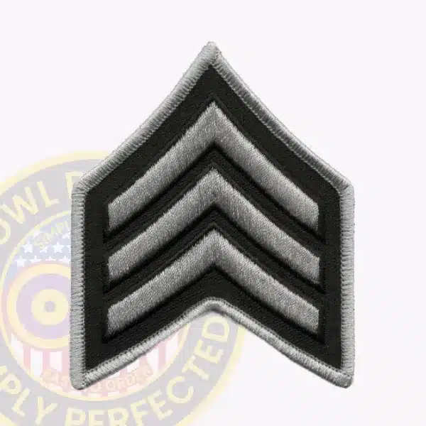 Sergeant Stripes in Grey and Black for the Chicago Police Department