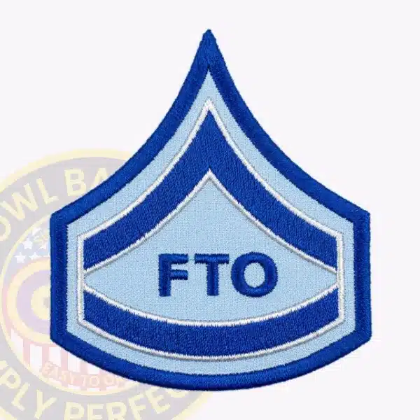 FTO Chevron Patch for the Chicago Police Department in Light Blue