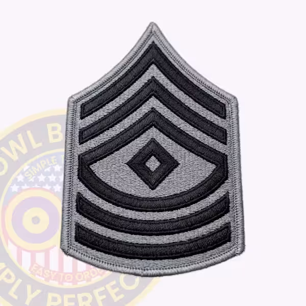 First Sergeant Chevron for the New York State Police with a Diamond